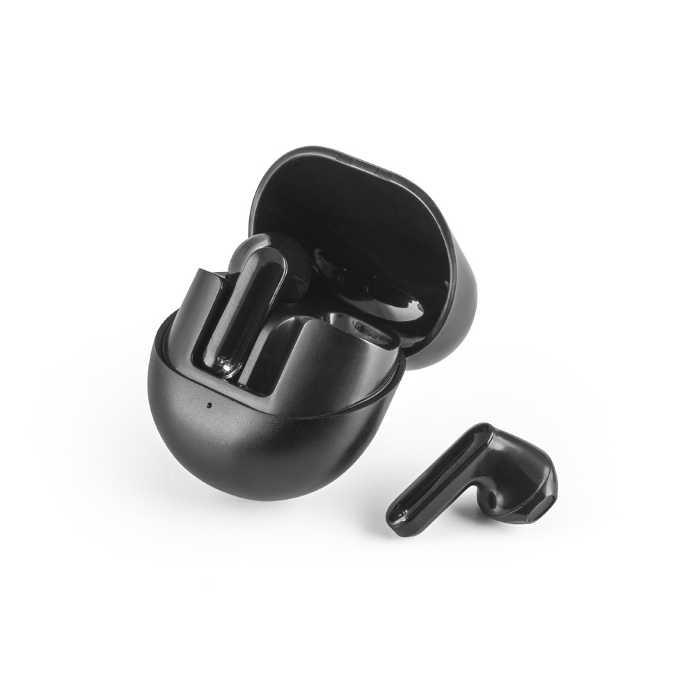 BURTON. Wireless earphones in recycled ABS (100% rABS) with 12 hours of battery life