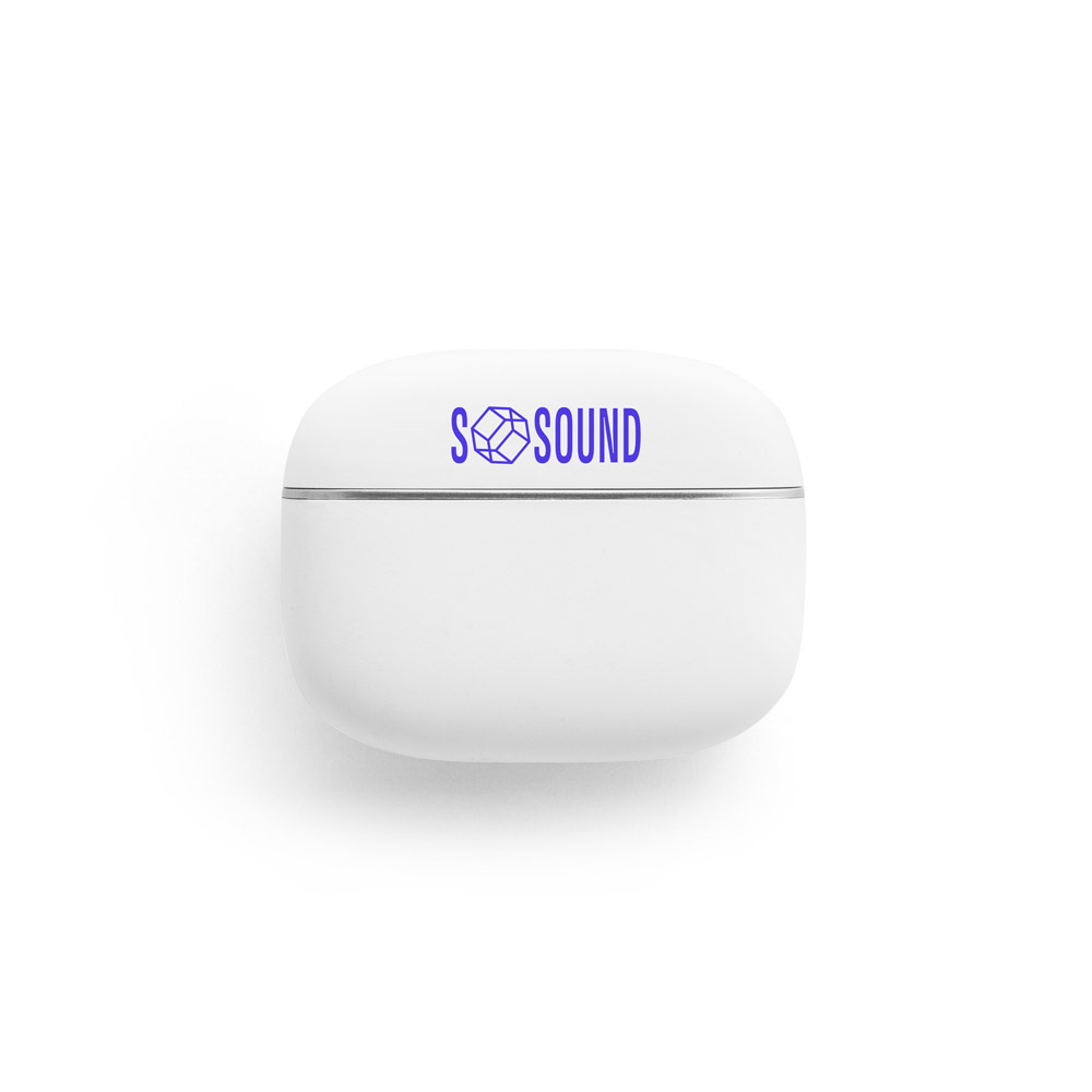 CAUBY. Wireless headphones in recycled ABS (100% rABS) with ANC and 10 hours of battery life
