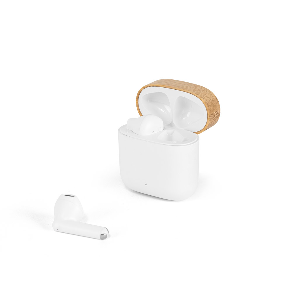 COBAIN. Wireless headphones with 5h of autonomy in recycled ABS (100% rABS) and bamboo