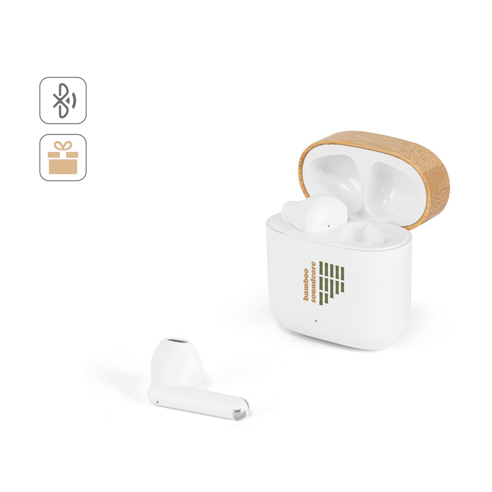 COBAIN. Wireless headphones with 5h of autonomy in recycled ABS (100% rABS) and bamboo