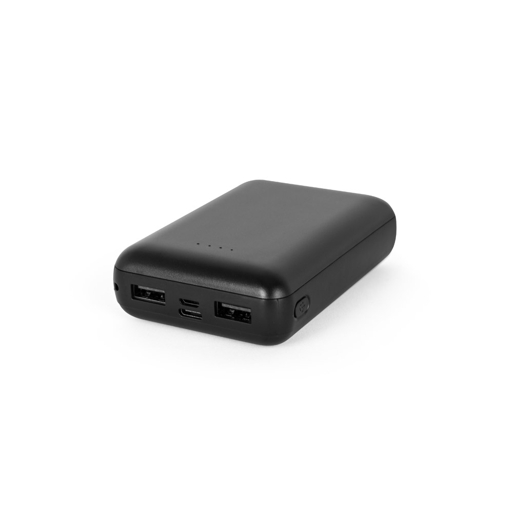 LEAKEY 10. Power bank 10'000 mAh in recycled ABS (100% rABS)