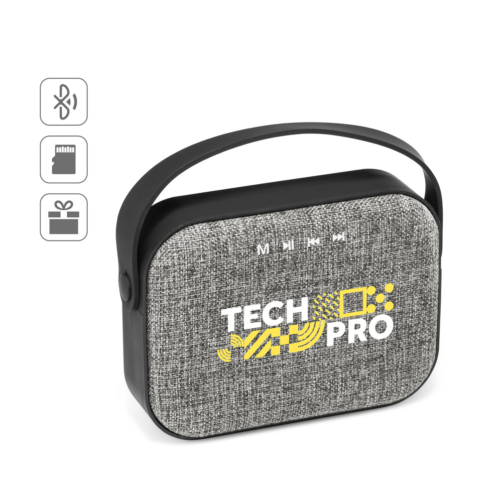 TEDS. Portable 6W speaker with 4h battery life in ABS