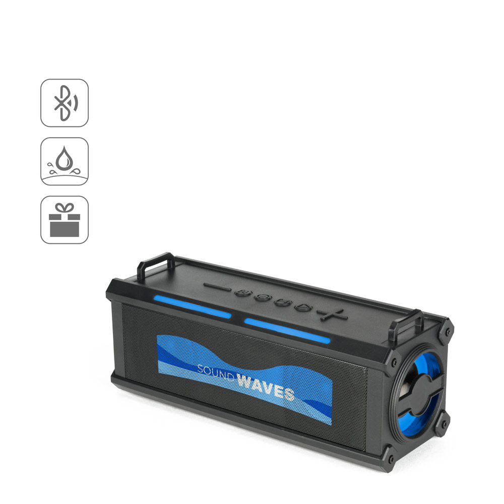 Timberlake. 16W portable speaker with 6h of battery life in ABS