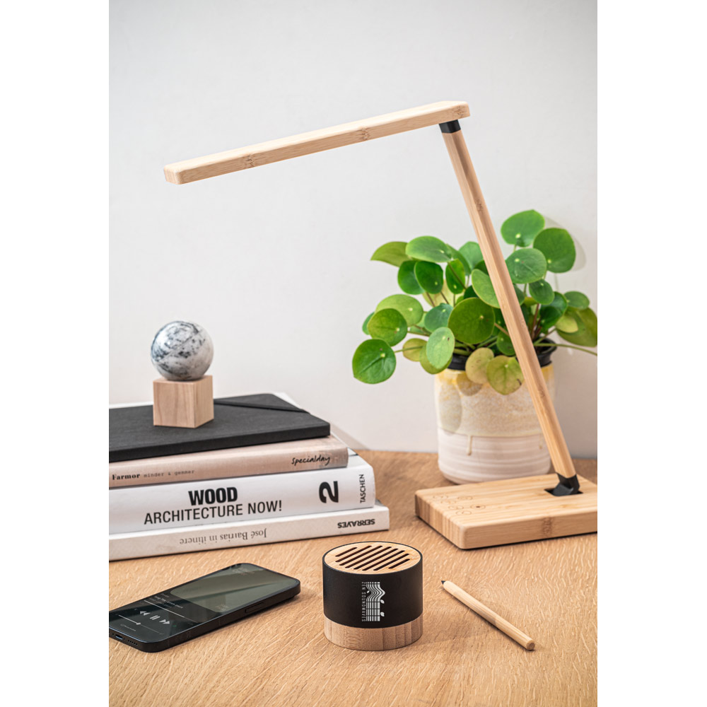 FERDINAND. Portable speaker made of recycled aluminum (100% rAL) with 3 hours of battery life