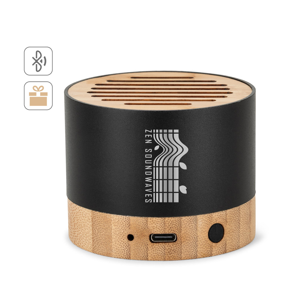 FERDINAND. Portable speaker made of recycled aluminum (100% rAL) with 3 hours of battery life