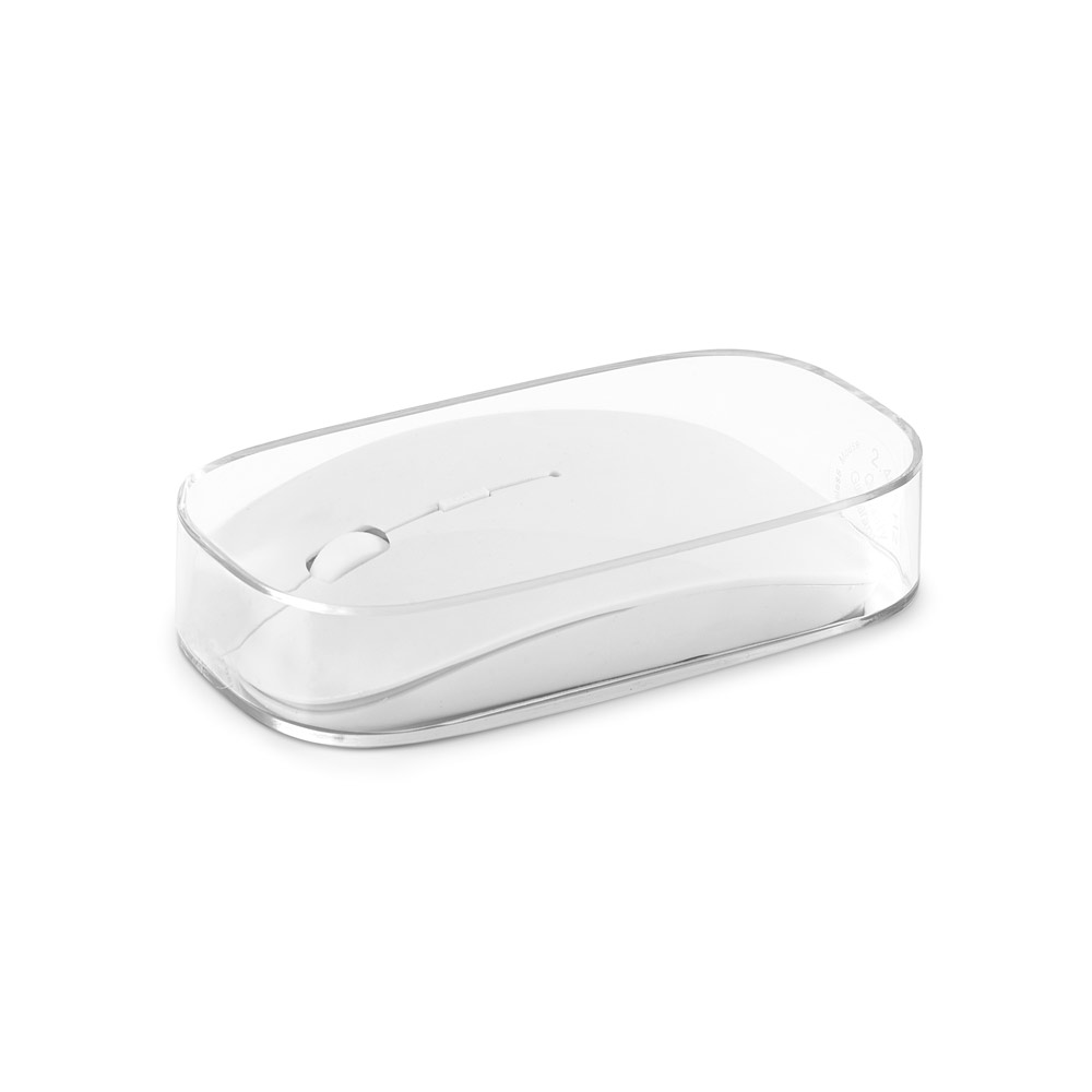 BLACKWELL. Battery-operated wireless mouse in recycled ABS (100% rABS)