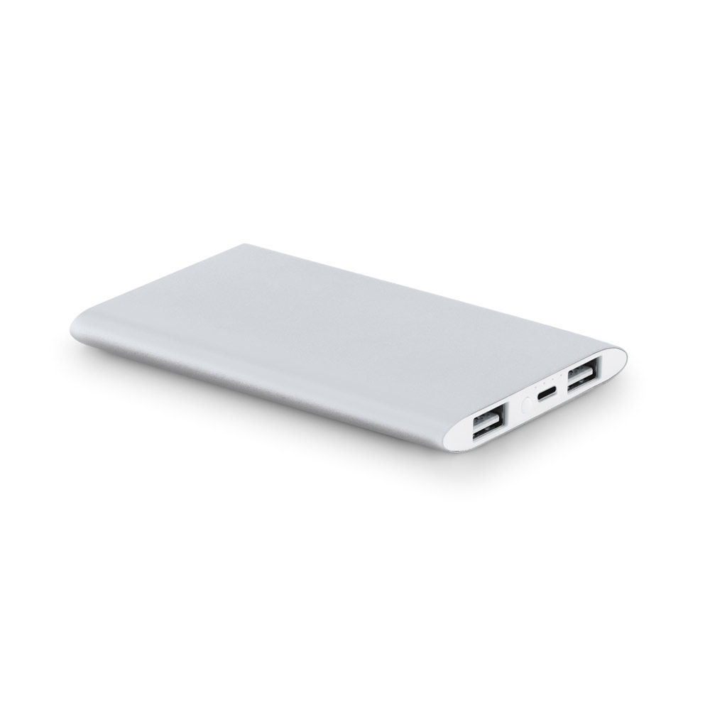 NOBEL. Power bank 7.200 mAh in recycled aluminium (100% rAL)