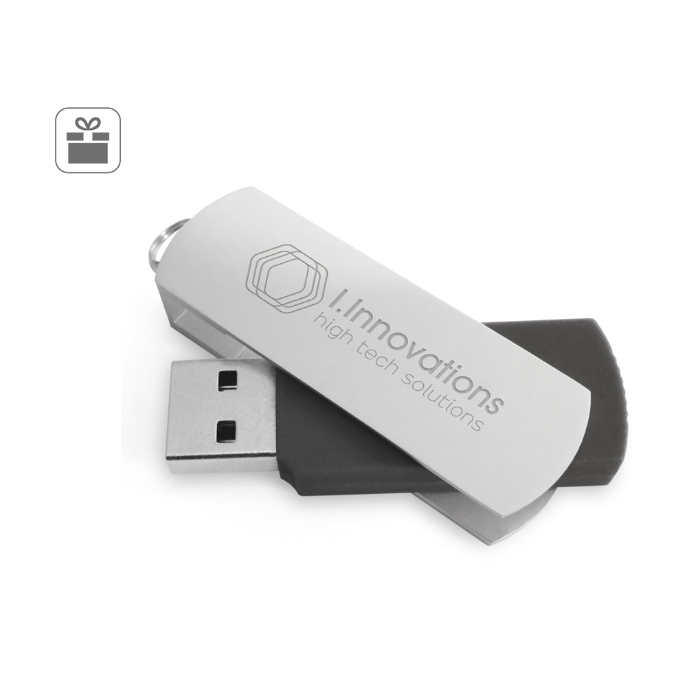 BOYLE 8GB. 8GB USB flash drive with metal clip