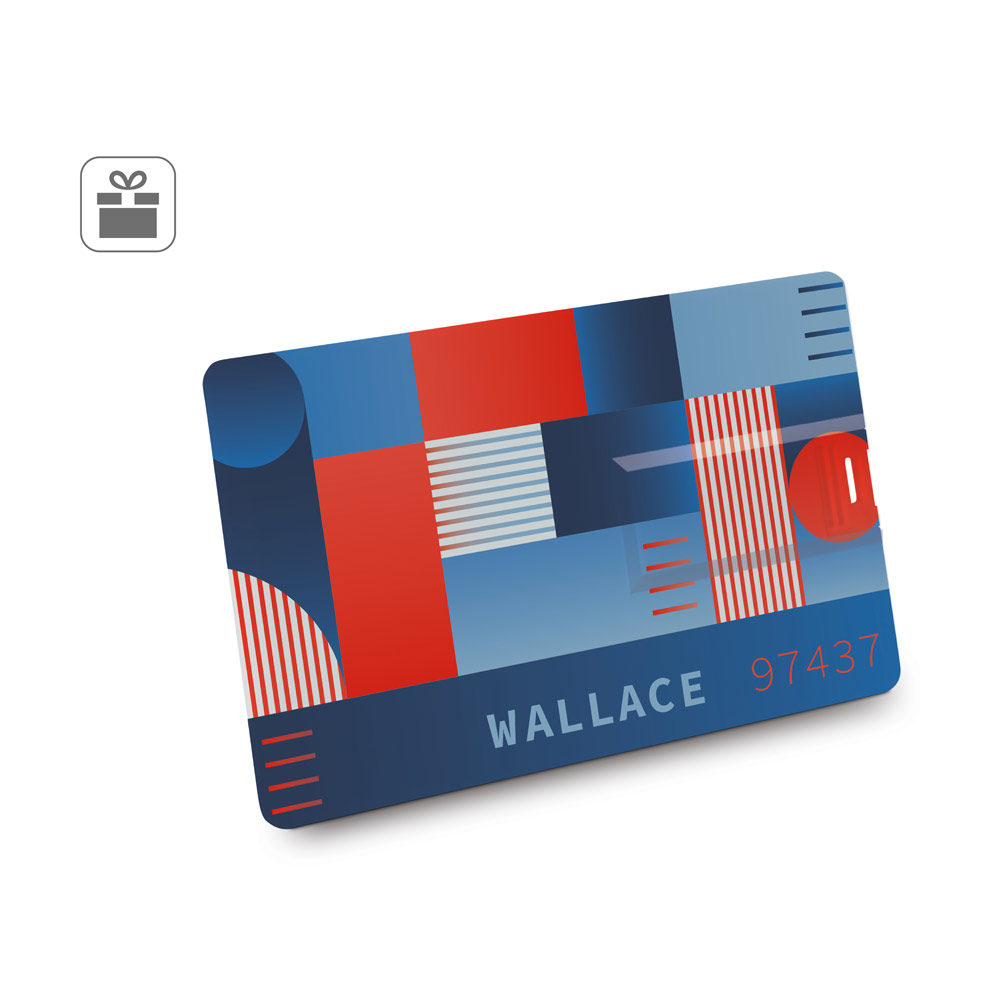 WALLACE 8GB. USB Stick UDP with 8GB in ABS
