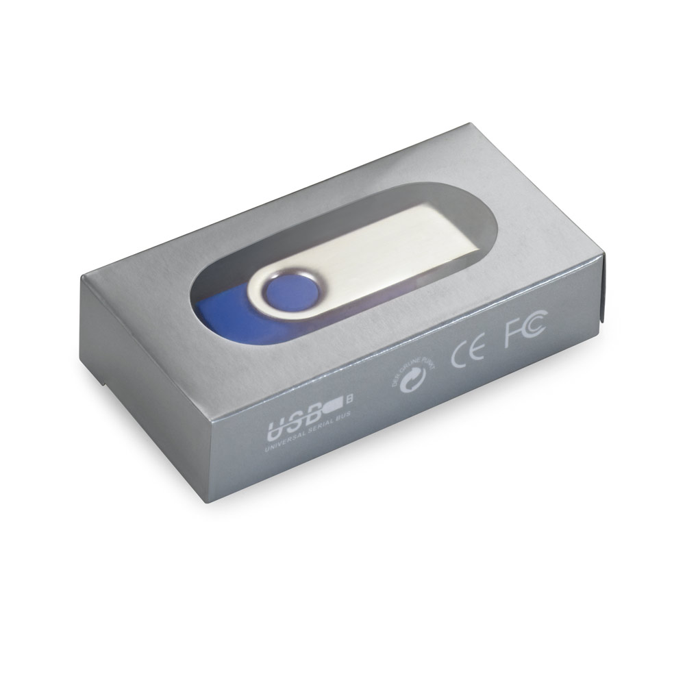 CLAUDIUS 32 GB. 32 GB USB flash drive with metal clip
