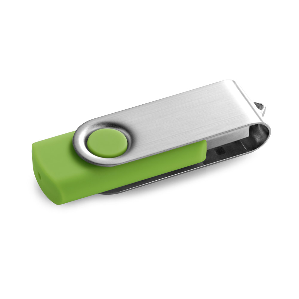 CLAUDIUS 4GB. 4 GB USB flash drive with metal clip