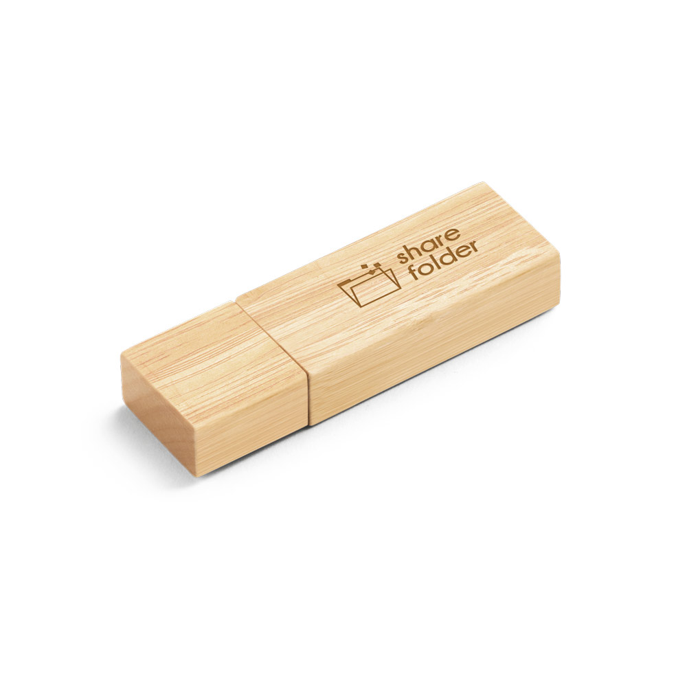 VENTER 16GB. 16GB bamboo USB flash drive