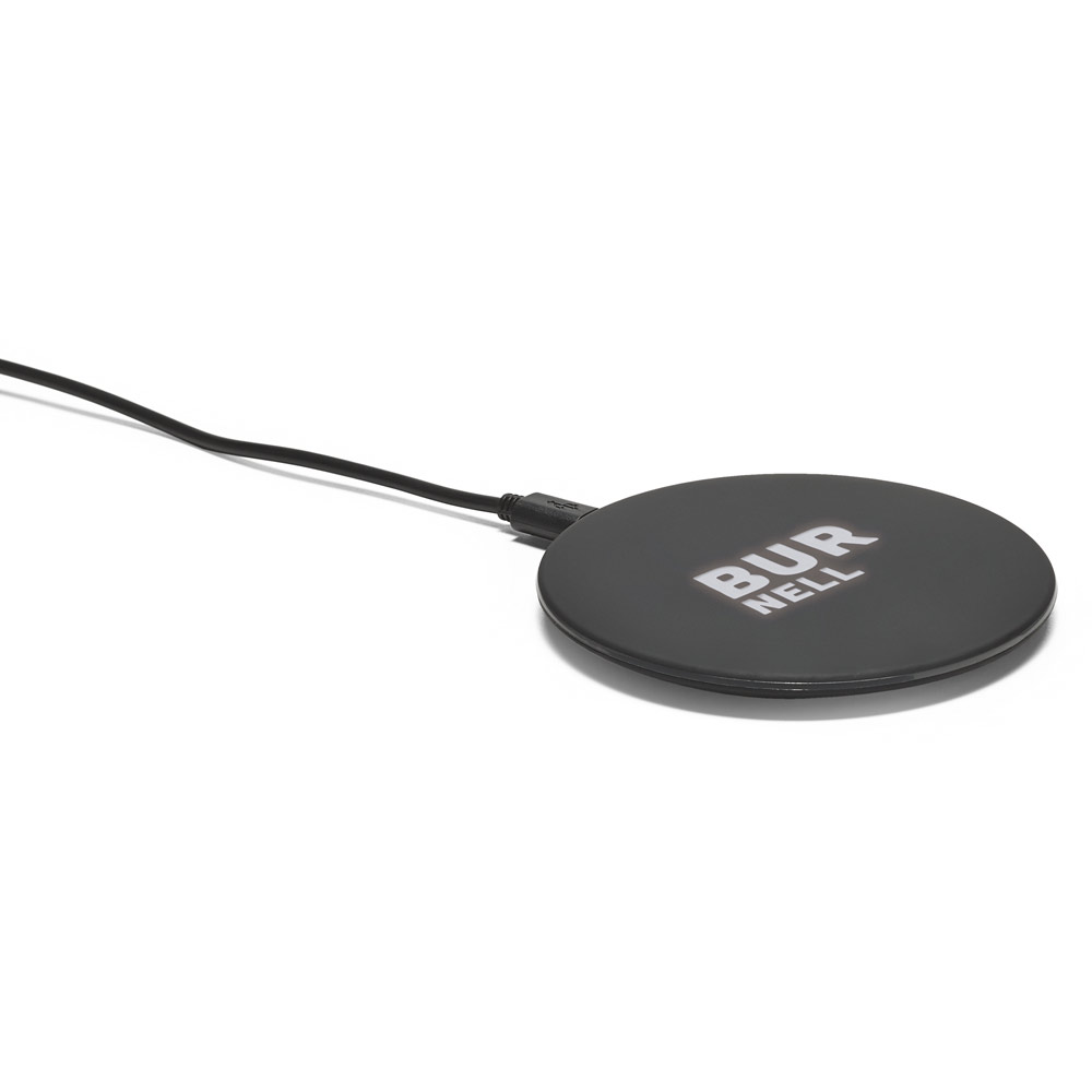 BURNELL. Superfast 10W wireless charger in ABS