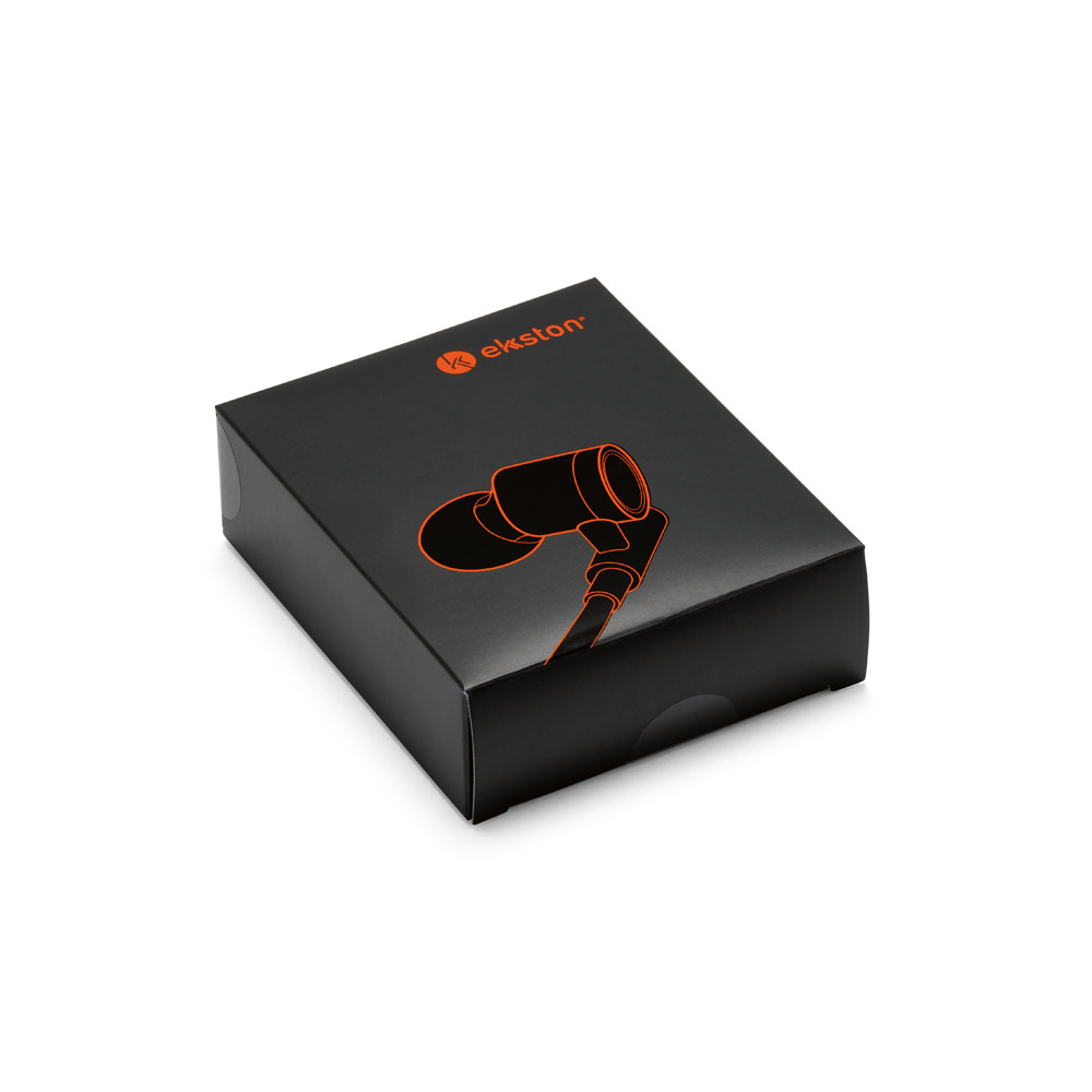 VIBRATION. Metal and ABS earphones with microphone