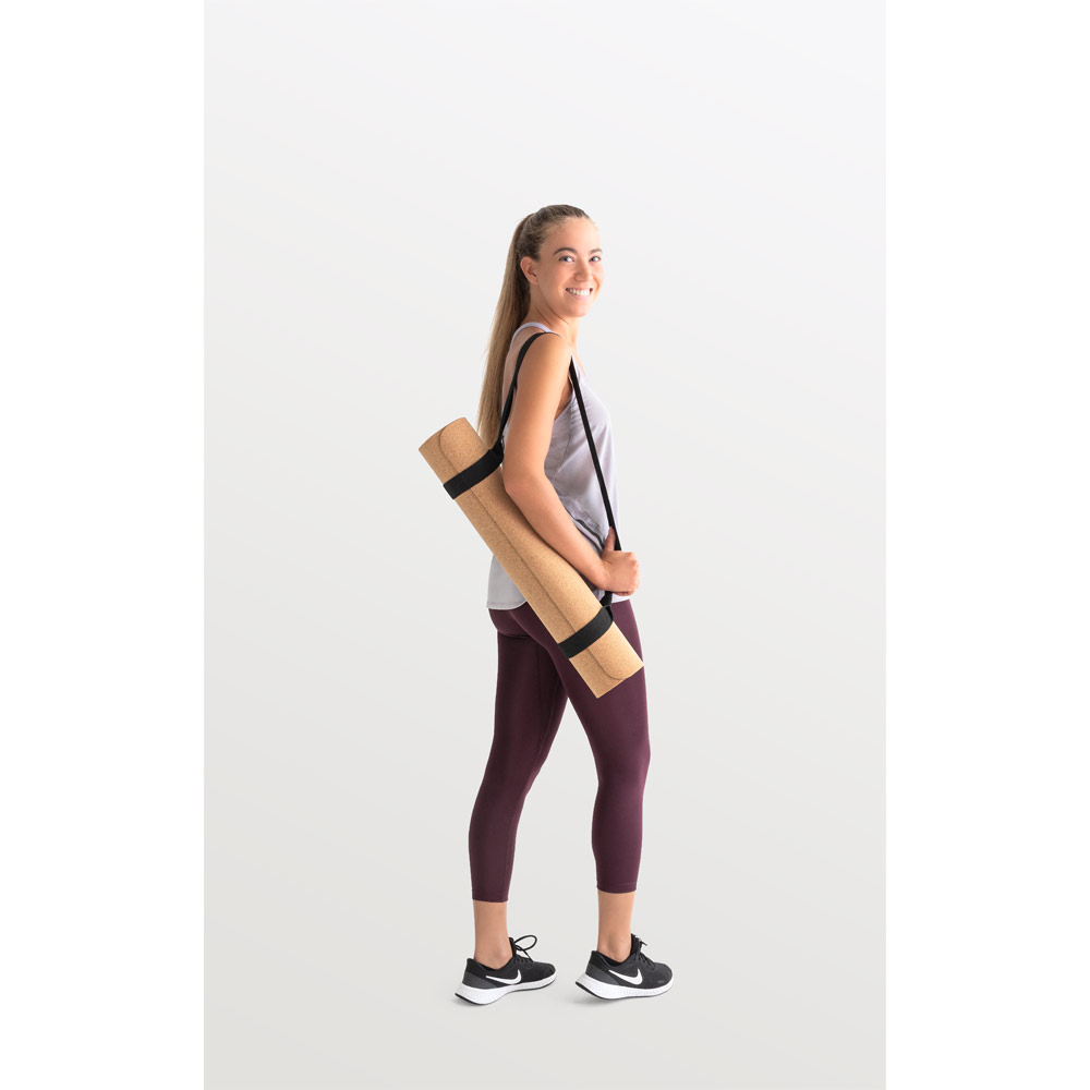 GERES. Exercise mat for yoga made of cork and TPE. Up to 3.7 mm thick