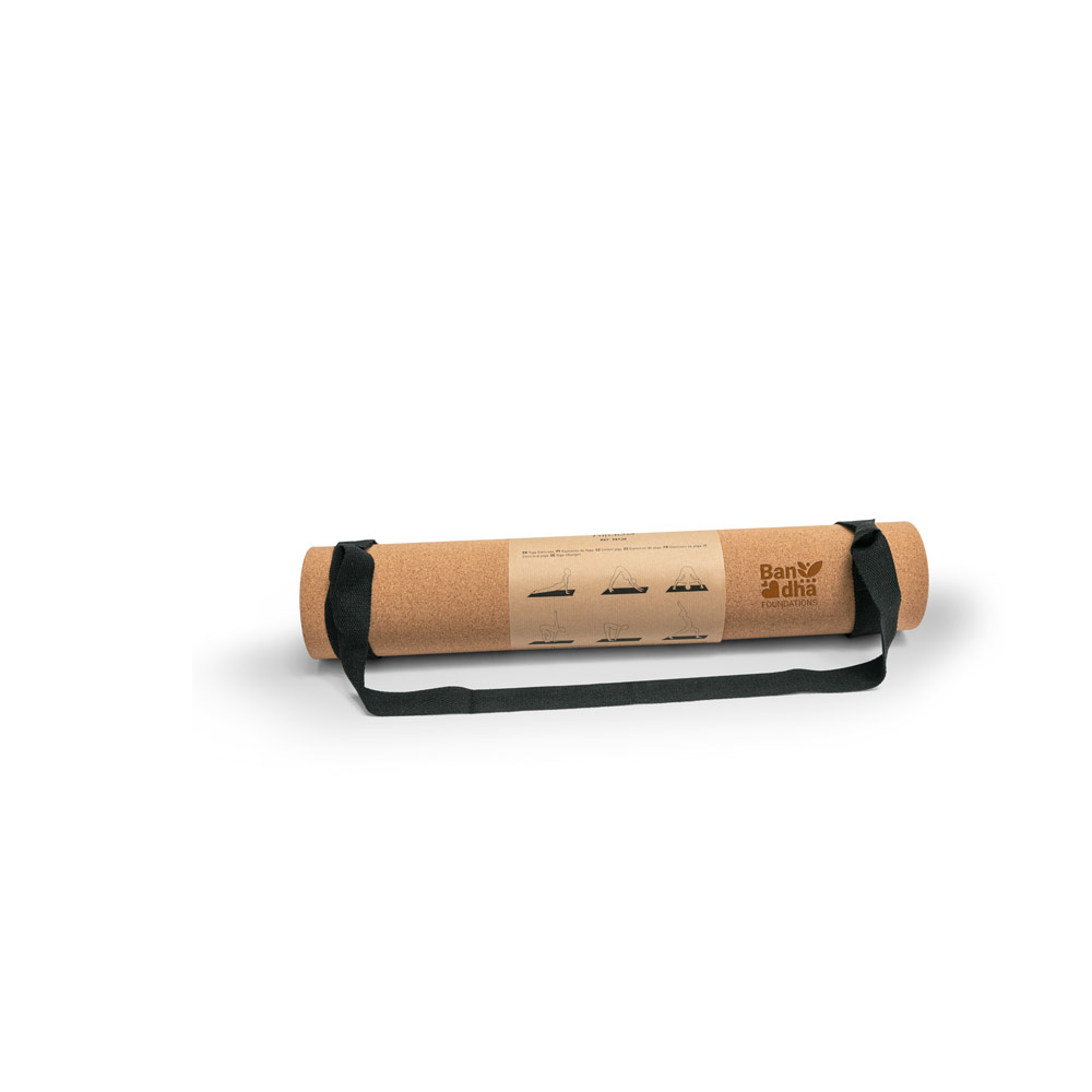 GERES. Exercise mat for yoga made of cork and TPE. Up to 3.7 mm thick