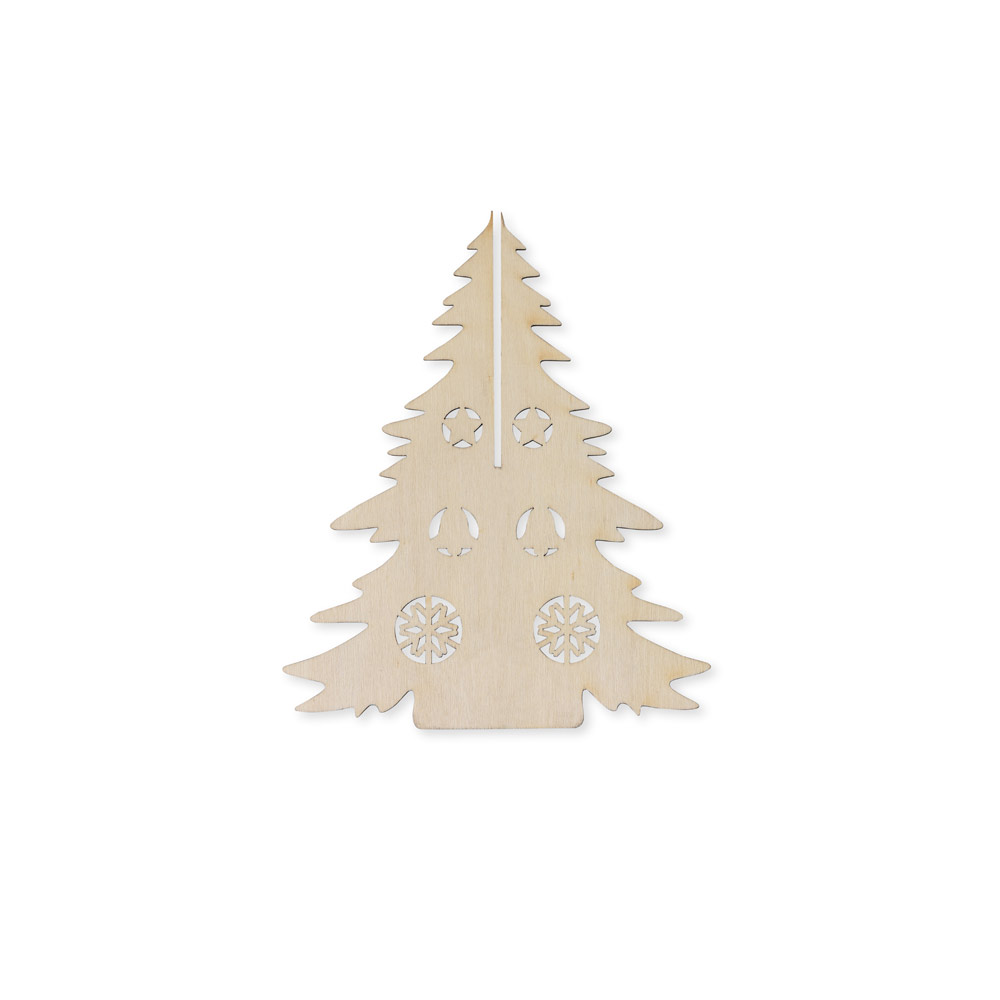 PINERY. Collapsible wooden Christmas tree to colour