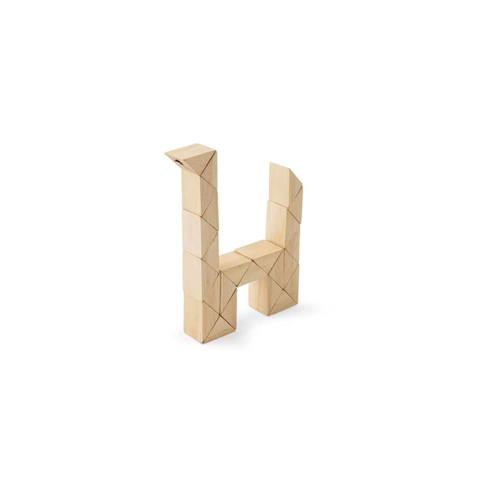 THINKO. Wooden puzzle with 24 pieces