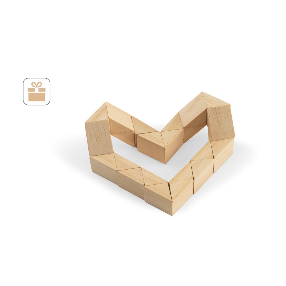 THINKO. Wooden puzzle with 24 pieces