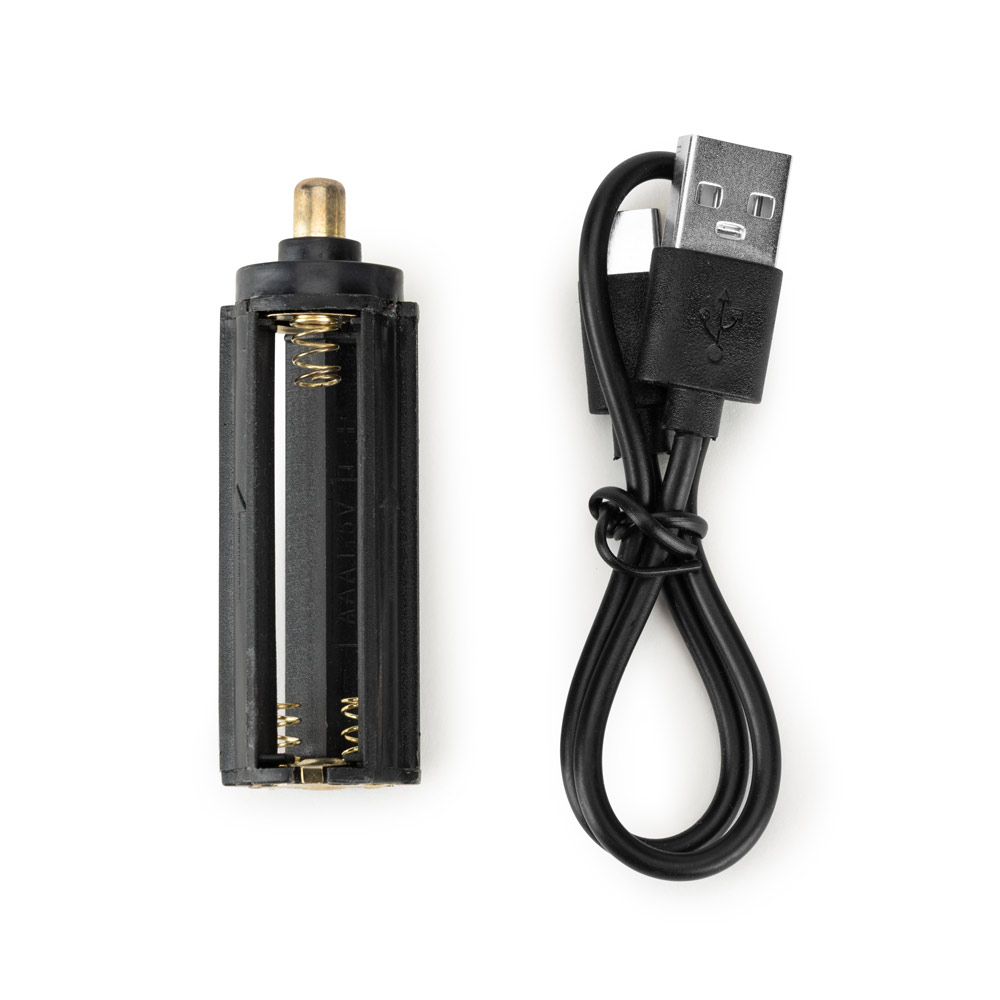 YVIAN. Rechargeable 10 W torch made from aluminium (100% rAL)