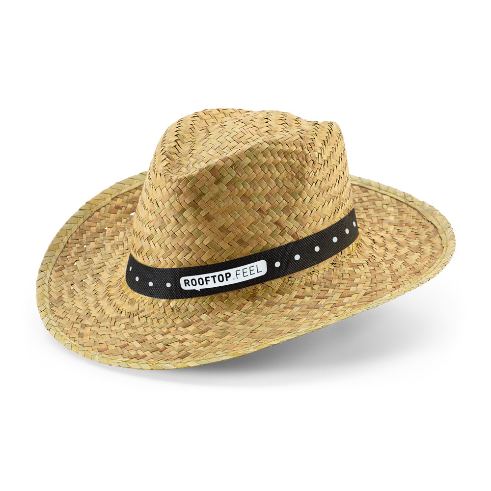 JEAN POLI. Natural straw hat