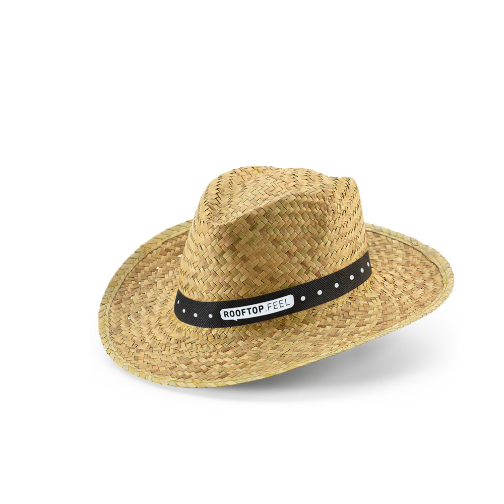 JEAN POLI. Natural straw hat