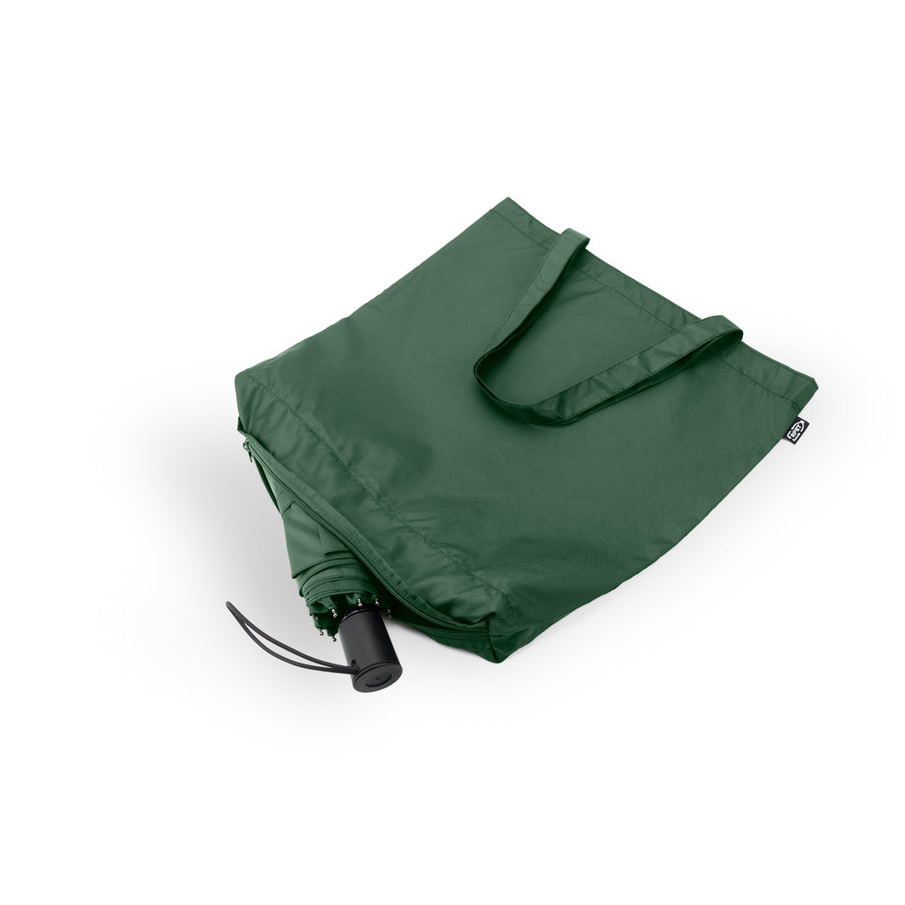 SKYLAR. 2-in-1 umbrella with recycled polyester shopping bag included