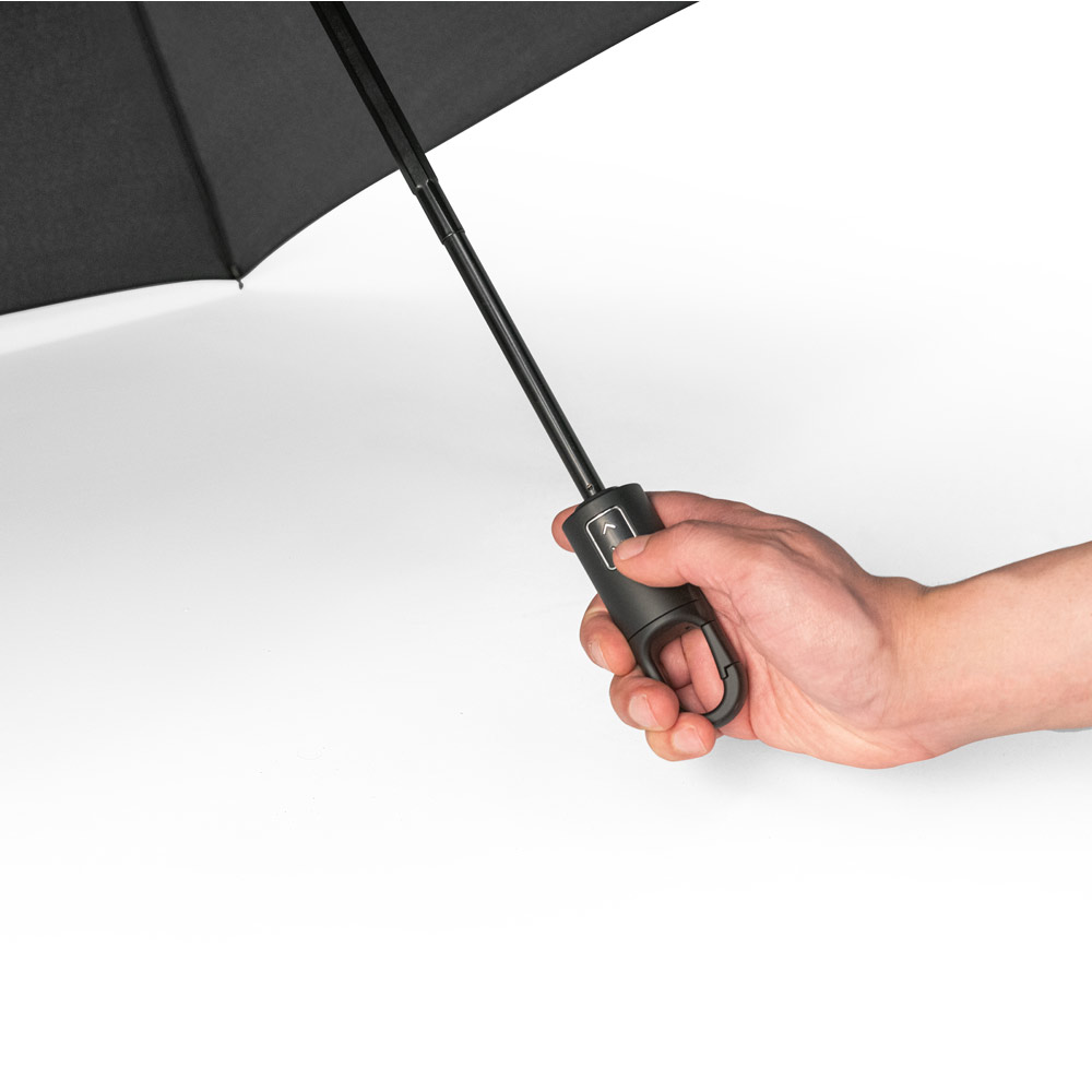 GUSTAVO. Recycled polyester (100% rPET) 190T pongee umbrella with automatic opening and closing
