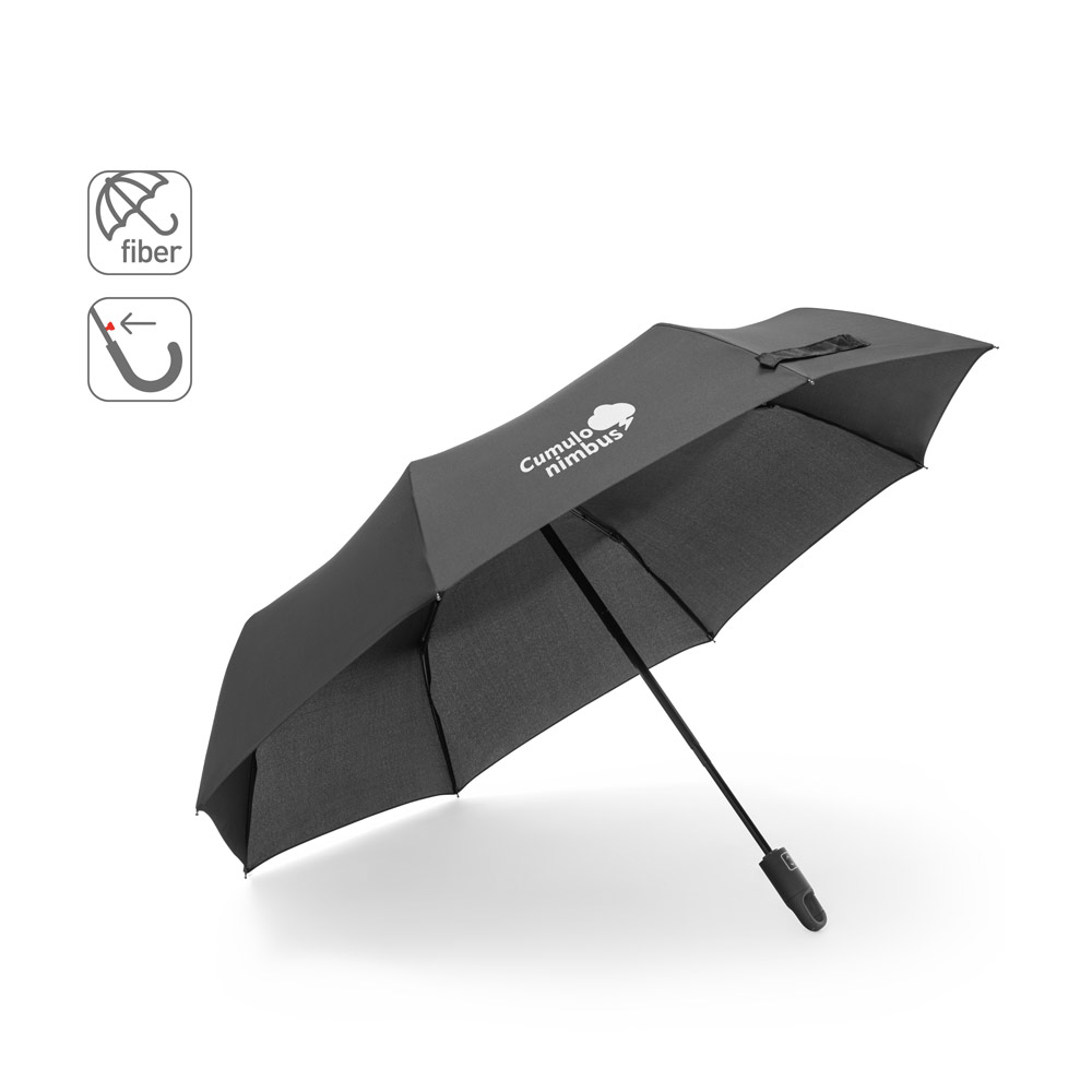 GUSTAVO. Recycled polyester (100% rPET) 190T pongee umbrella with automatic opening and closing