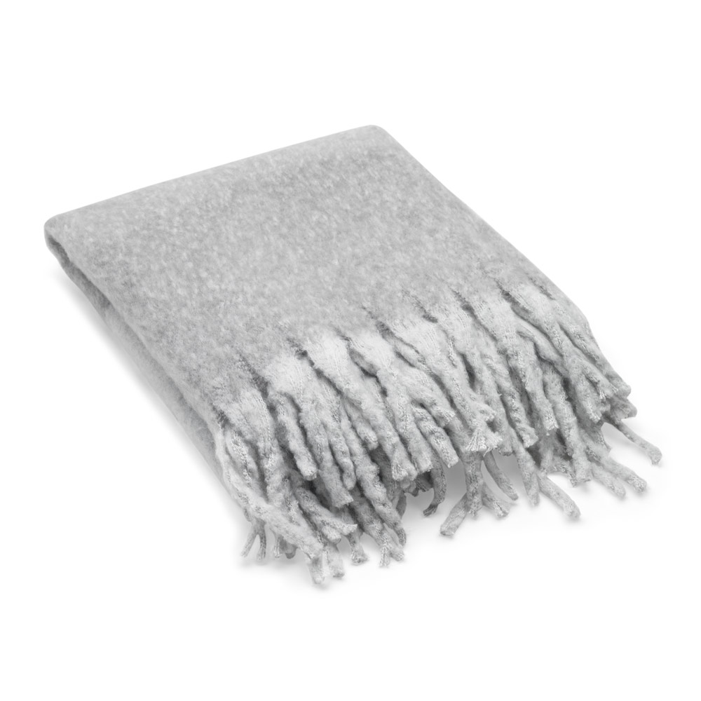 COMFY. Blanket in recycled polyester (100% rPET) (300 g/m²), with a mohair feel