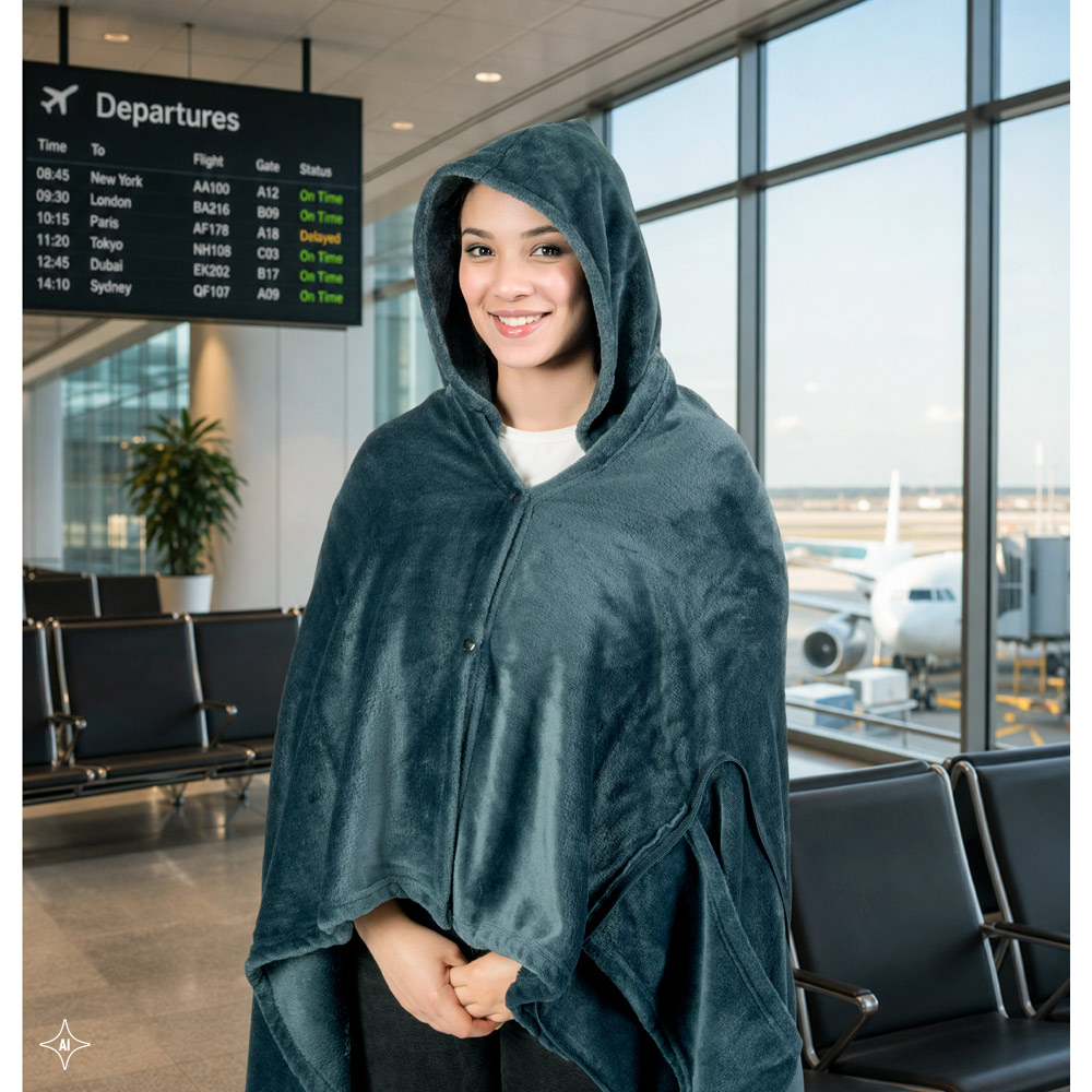 SNUGGY. 3-in-1 fleece set (220 g/m²) ideal for travel