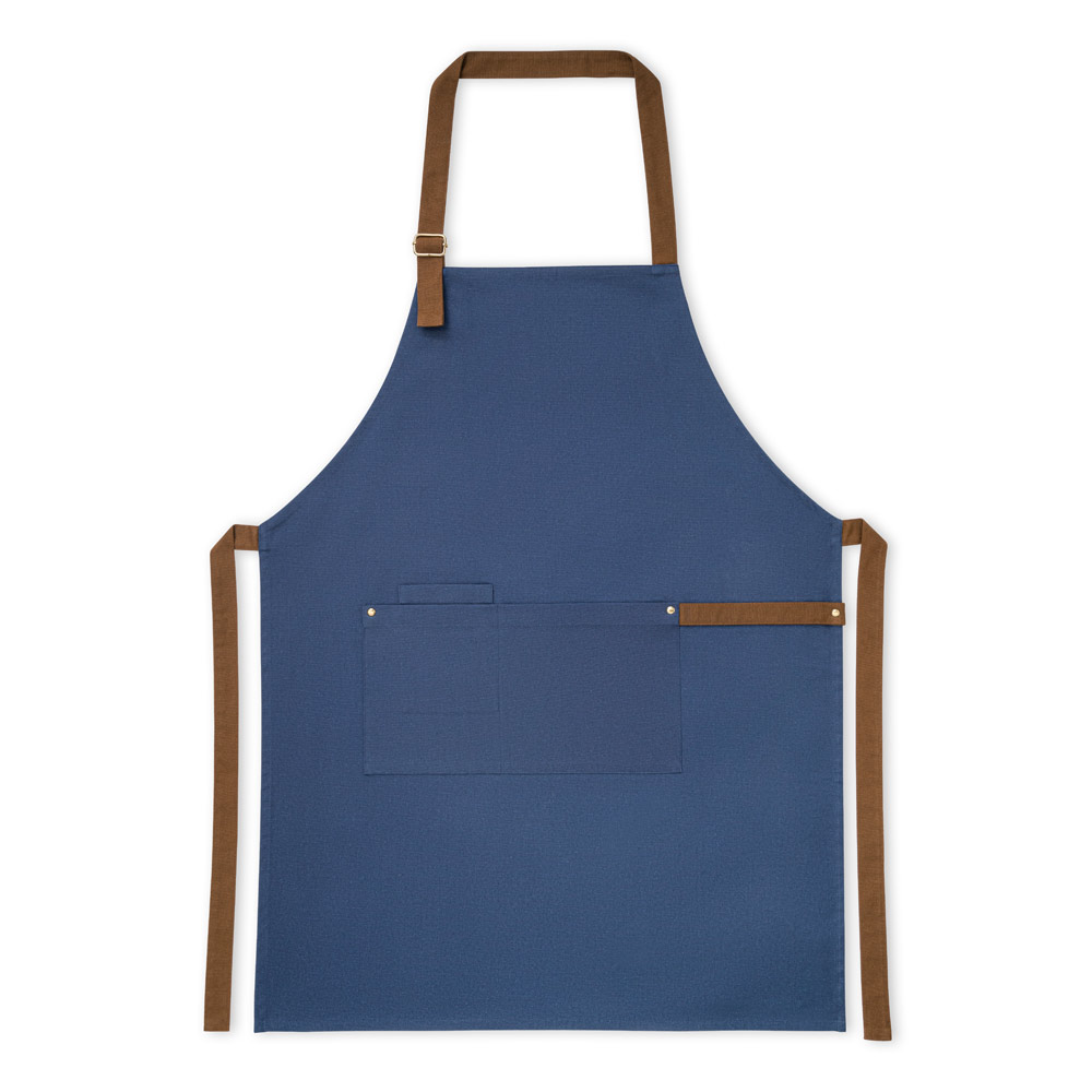 VESPER. 100% cotton canvas apron (300 g/m²) with metal details