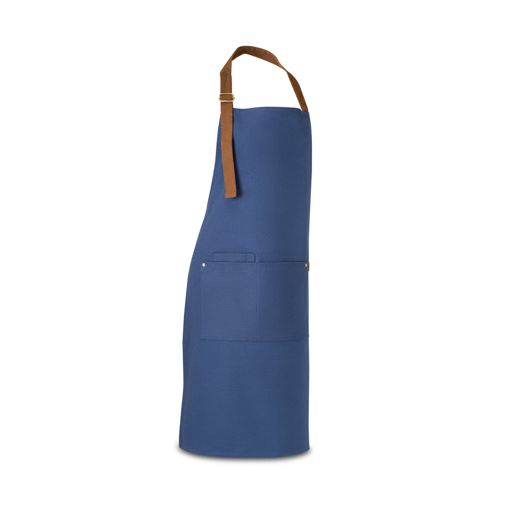 VESPER. 100% cotton canvas apron (300 g/m²) with metal details